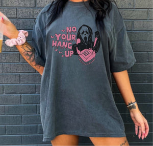 No you hang up Scream Halloween Shirt LATASHANICOLE