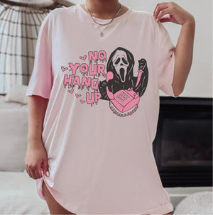 No you hang up Scream Halloween Shirt LATASHANICOLE