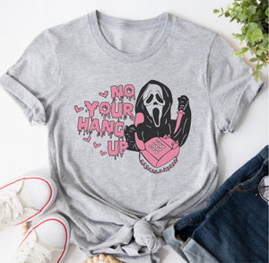 No you hang up Scream Halloween Shirt LATASHANICOLE